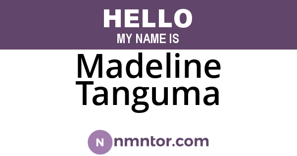 Madeline Tanguma