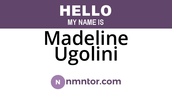 Madeline Ugolini