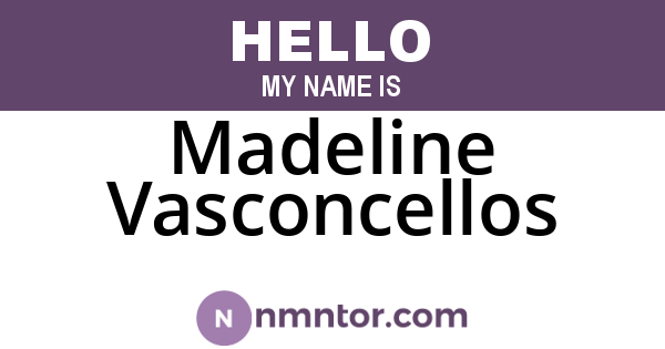 Madeline Vasconcellos