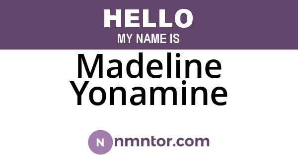 Madeline Yonamine