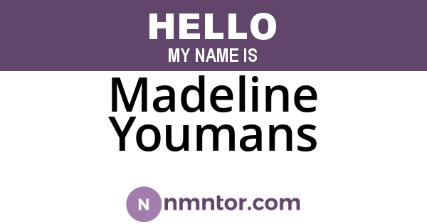 Madeline Youmans