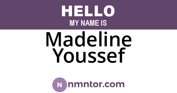Madeline Youssef