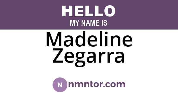 Madeline Zegarra