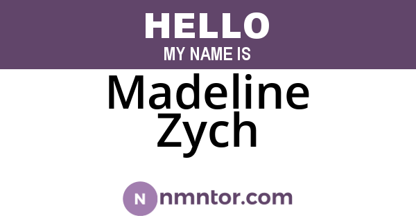 Madeline Zych