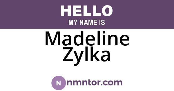 Madeline Zylka