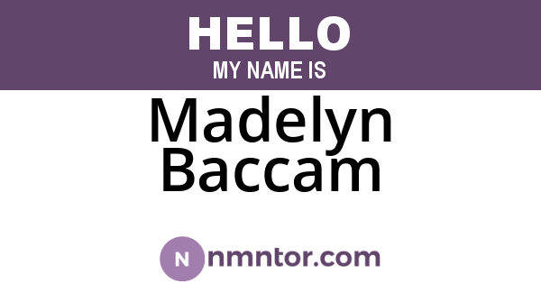 Madelyn Baccam