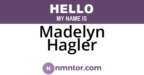 Madelyn Hagler