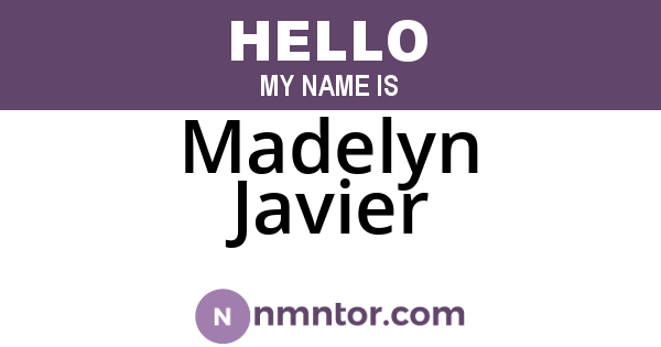 Madelyn Javier