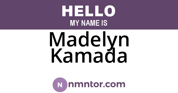 Madelyn Kamada