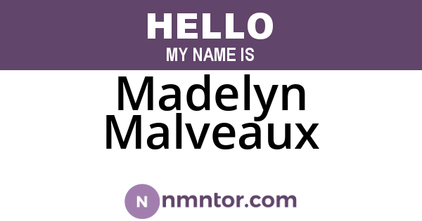 Madelyn Malveaux