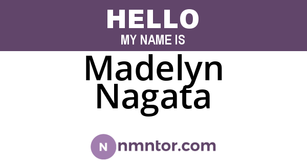 Madelyn Nagata