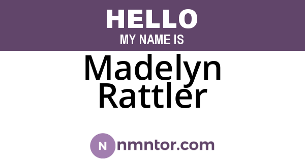 Madelyn Rattler