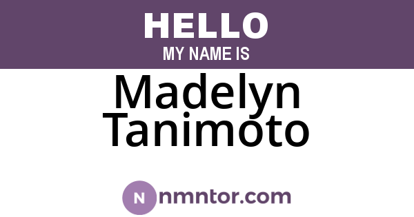 Madelyn Tanimoto