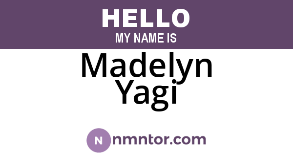 Madelyn Yagi
