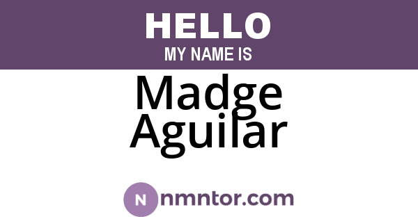 Madge Aguilar