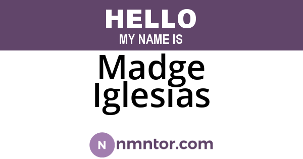 Madge Iglesias