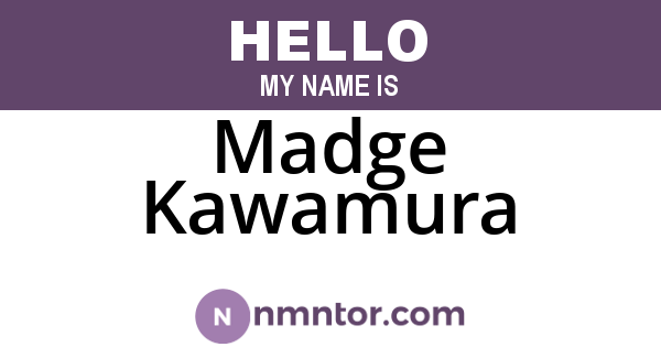 Madge Kawamura