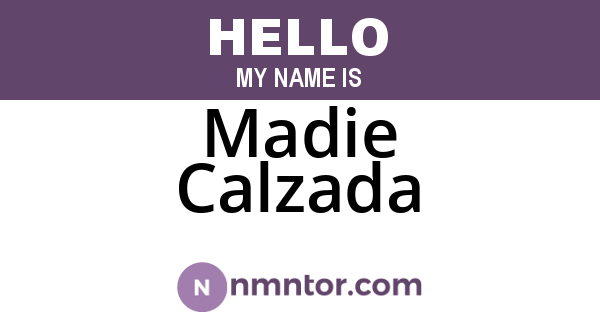 Madie Calzada