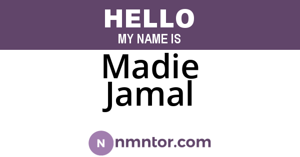 Madie Jamal
