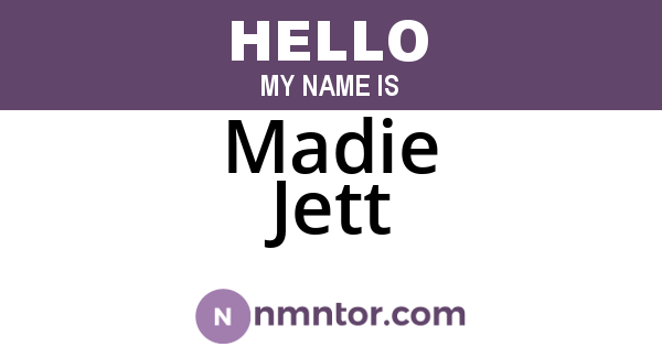 Madie Jett