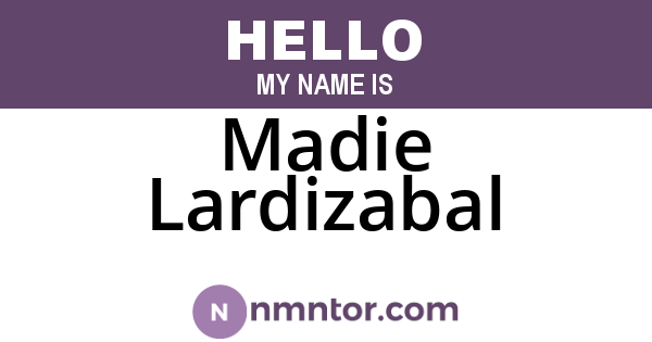 Madie Lardizabal