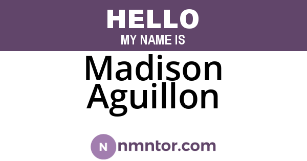 Madison Aguillon