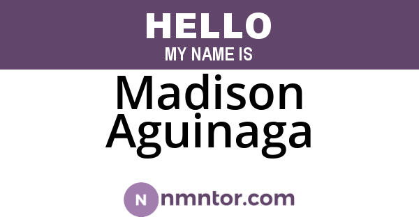 Madison Aguinaga