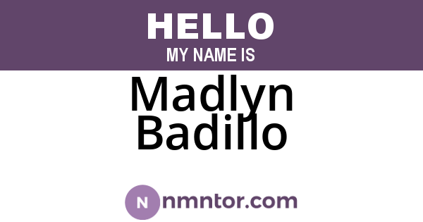 Madlyn Badillo