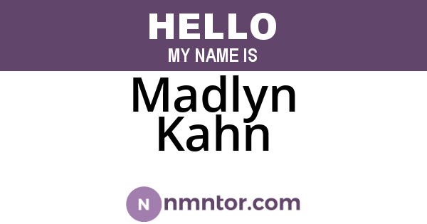 Madlyn Kahn