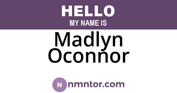 Madlyn Oconnor