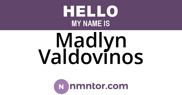 Madlyn Valdovinos