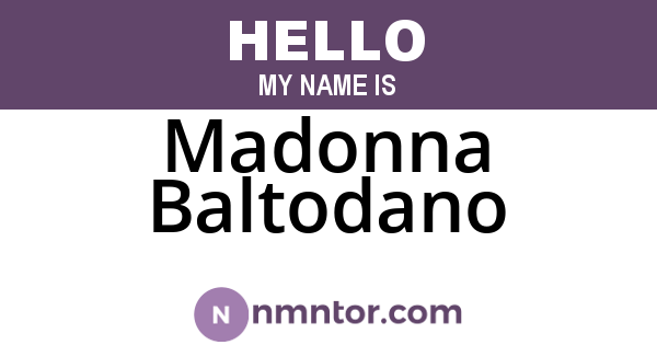 Madonna Baltodano