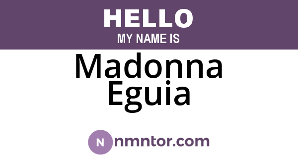 Madonna Eguia