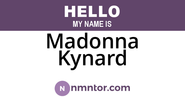 Madonna Kynard