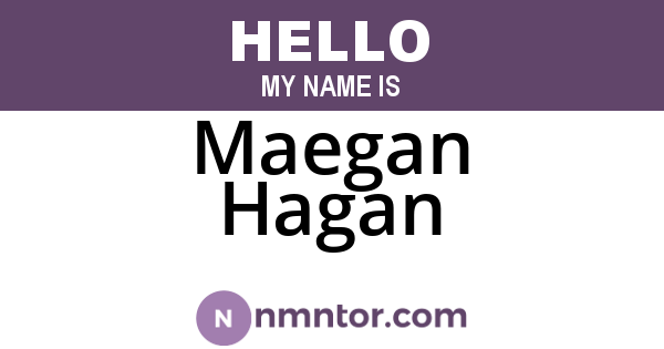 Maegan Hagan