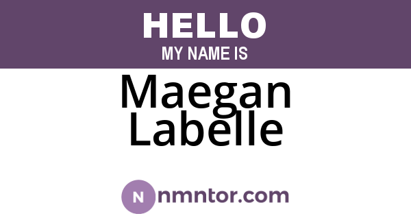 Maegan Labelle