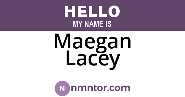 Maegan Lacey