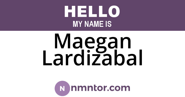 Maegan Lardizabal