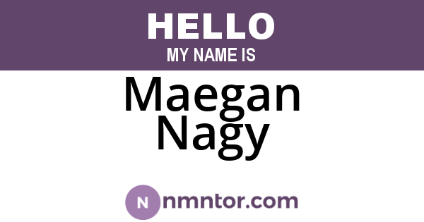 Maegan Nagy