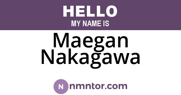 Maegan Nakagawa