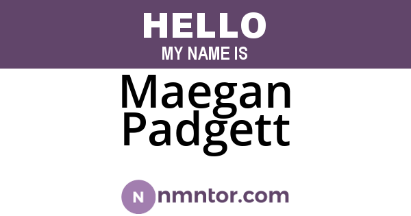 Maegan Padgett