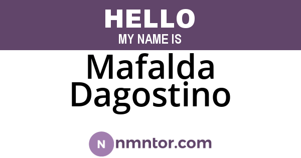 Mafalda Dagostino