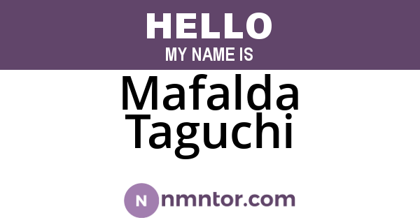 Mafalda Taguchi