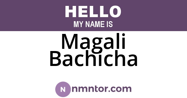 Magali Bachicha