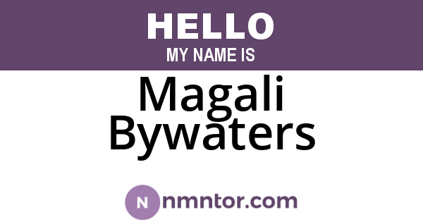 Magali Bywaters