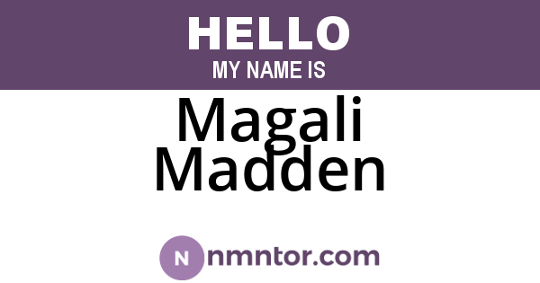 Magali Madden
