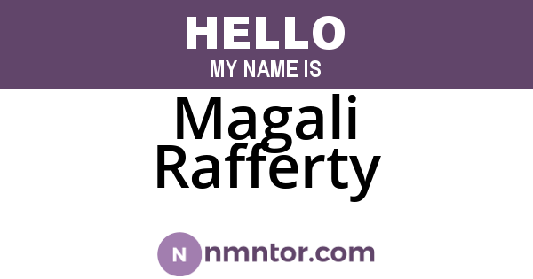 Magali Rafferty