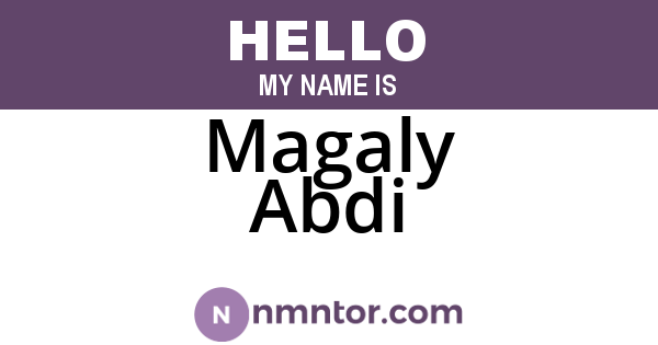 Magaly Abdi