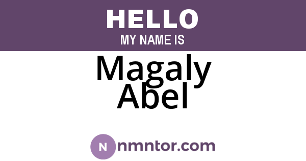 Magaly Abel