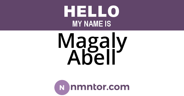 Magaly Abell
